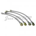 Kit de 4 durites de frein inox 911 (68-89) + 911 Turbo (75-89) - double circuit