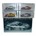 Coffret 4 modèles réduits 1/43e COLLECTOR 996 GT3R, 993 RS CUP, 964 RSR, 911 RSR